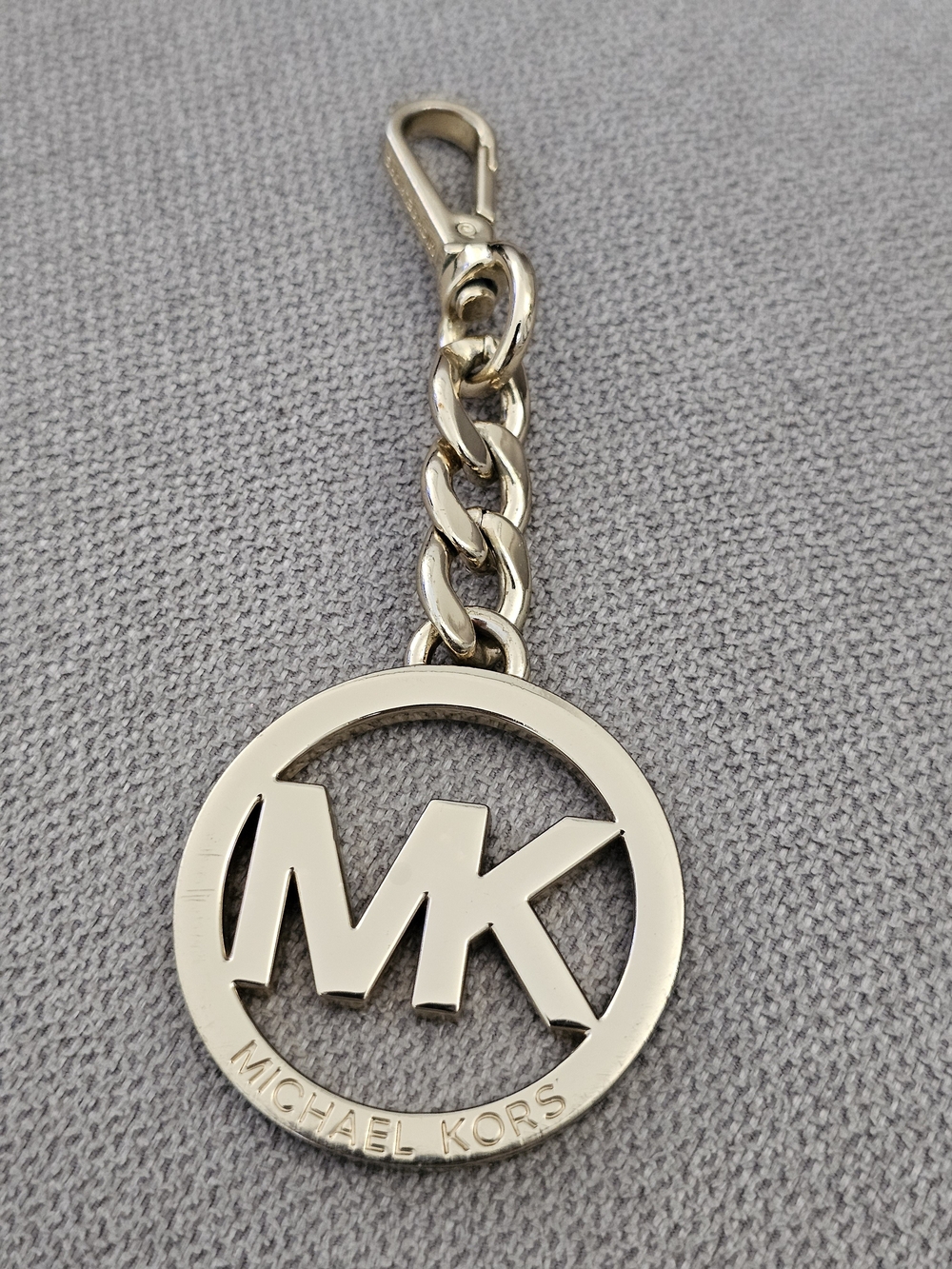 Michael Kors Gold Logo Chain Keyring